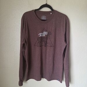 Prana Mens Journeyman Long Sleeve Top Size Large